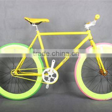 steel fixed gear bike