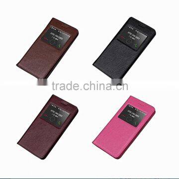 Wholesale rock skin series smart sleep awake leather case for Huawei honor 6