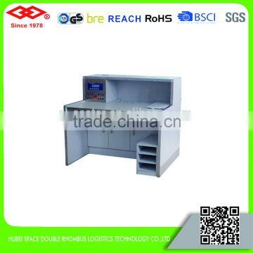 stainless steel airport departure gate check in counter