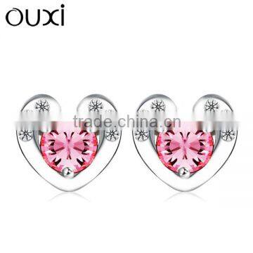 OUXI Wholesale Unique Girls Crystal Earring Jewelry Made With Crystal Y20261