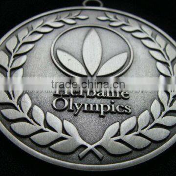 High quality silver color plastic olympic medals