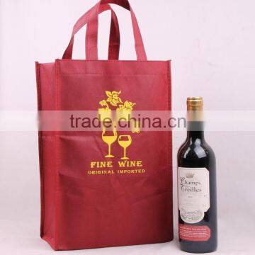 Durable Wine Gift Bags Burgundy Wine Bags Personalized