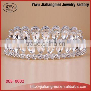 wedding/bridal bulk princess Rhinestone Crystal Beauty Pageant alloy Crowns & Tiaras