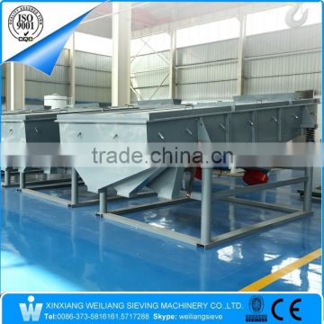 WL large outputs wide screen cloth linear separator sifter for sand