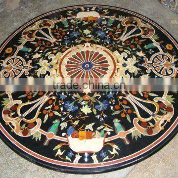 Stone Inlay Table Tops