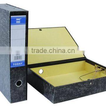 Foolscap size file box with clip