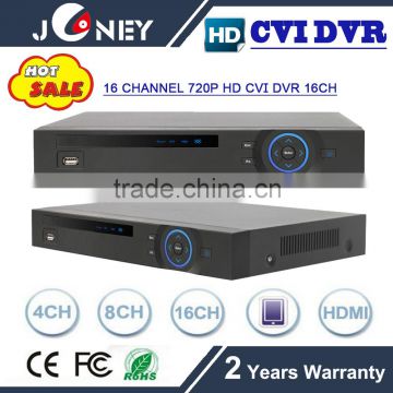 HDMI 720p HD cvi dvr hdcvi digital video recorder with USB RJ45 RS485 interface