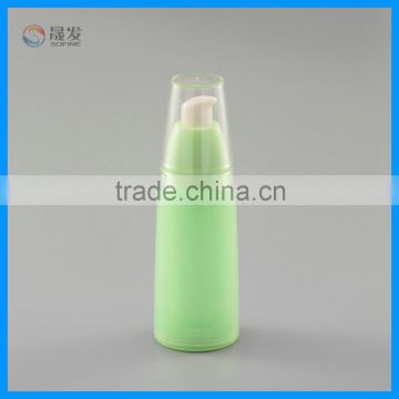 Supply green / any color 50ML plastic cosmetic lotion pump bottle