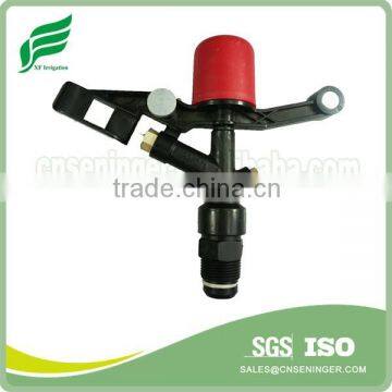 Mobile Plastic Sprinkler Irrigation System With Red Cap& Metal Nozzles