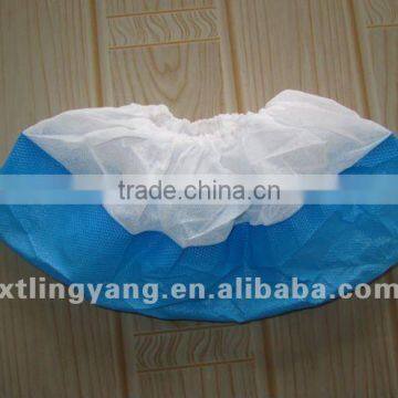 Disposable medical pp+pe shoe cover