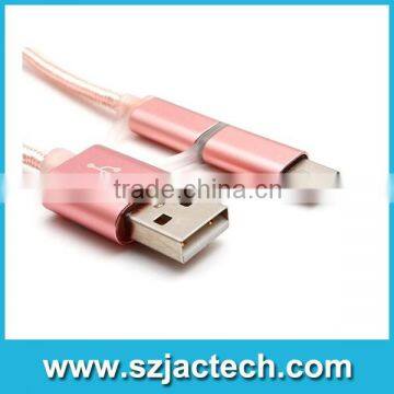 2 in 1 Sync USB Charger Cable for Android Phone phone charger USB