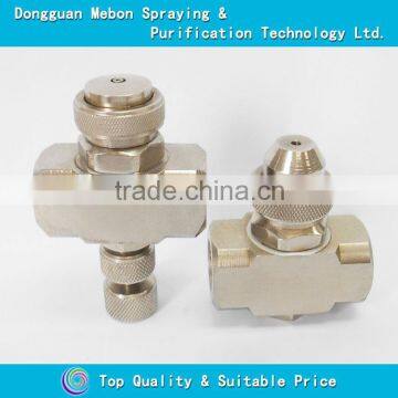 Sterilization air water mist spray nozzle,fine air atomizing nozzle