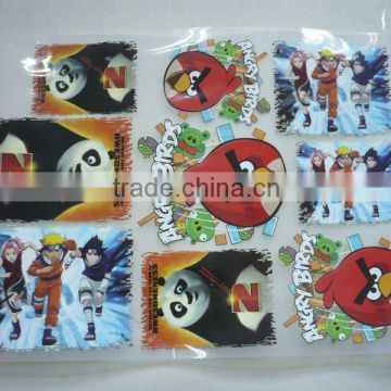 2012 new designed China 3D soft pvc sticker