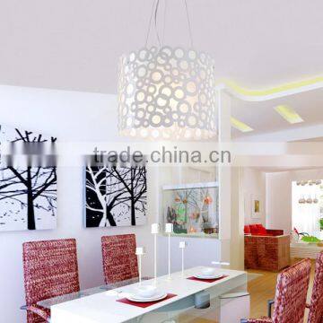 New arrival simple style customized acrylic carved lampshade for sell