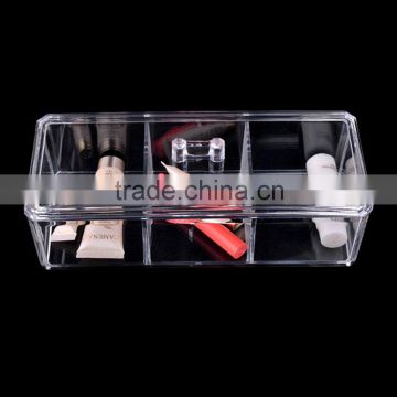 Multi-functional Plastic Transparent Cosmetic Organizer Jewelry Makeup Products Storage Box