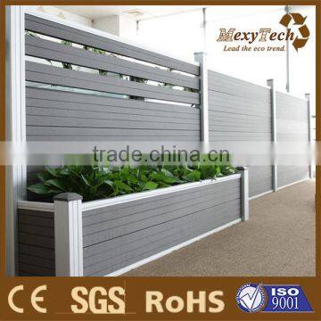 wpc planter extender - wpc fence extender, composite wood flowerbed