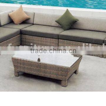 Commercial furniture wicker/rattan sofa set garden furniture outdoor furniture