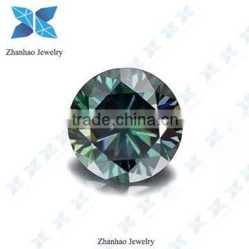 High Quality Semi Precious Moissanite Green Colors Round For Jewelry