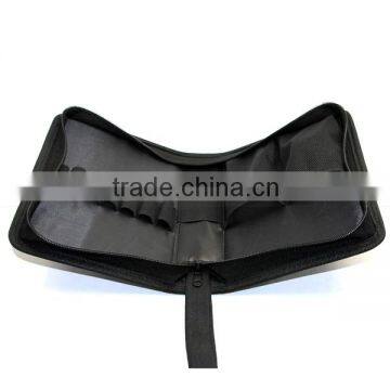 High Quality Leather Ego Case Black Holder Zipper Case, Carrying Case Better Than Ego Case