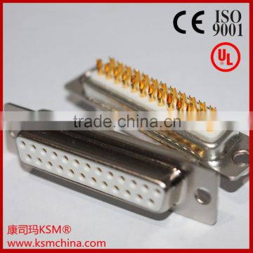 D-sub db connector for wire female 25 pin