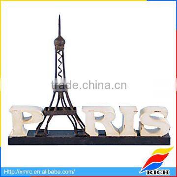 2017 New Design Resin Eiffel Tower Tabletop Sign Home Decor