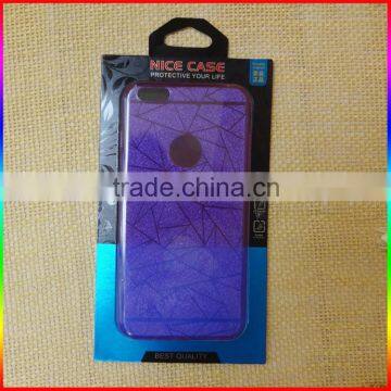 Customized plastic cell phone case blister packaging