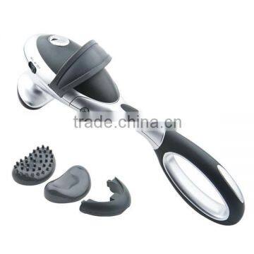 Handheld massager with 4 heads can be changed
