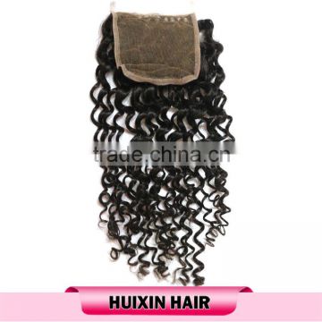 100% unprocessed raw human hair lace closure brazilian body wave lace closure