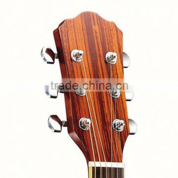 41 Inches Handmade All Solid Wood Acoustic Guitar Good photo-3