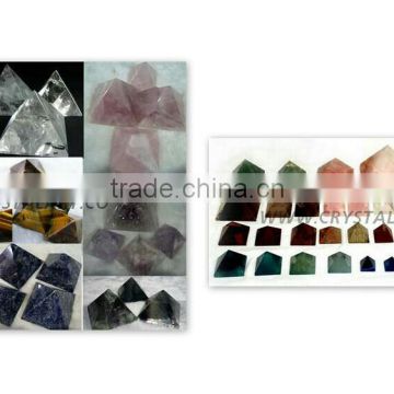 Mix Size Gemstone Pyramid