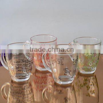 Six kinds of Coffee Glass Mug Drinking Glass Mug