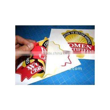 customized full color double-side printing label