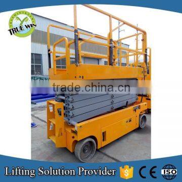 14m Mobile self propelled scissor man lift for window cleaning