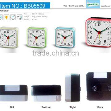 hot sale mini travel alarm clock over the world