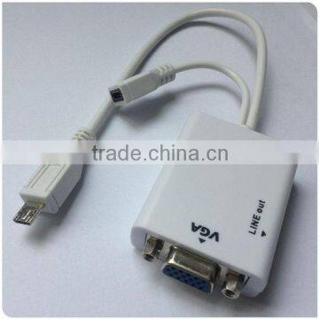 MHL TO VGA adapter for for samsung galaxy s3 mini MHL