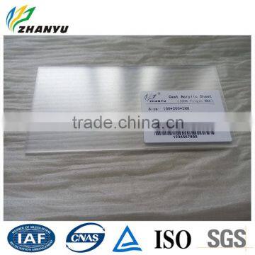 92% Light Transmittance Cast Transparent PMMA Acrylic Sheet