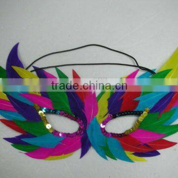 Halloween Feather Mask-81