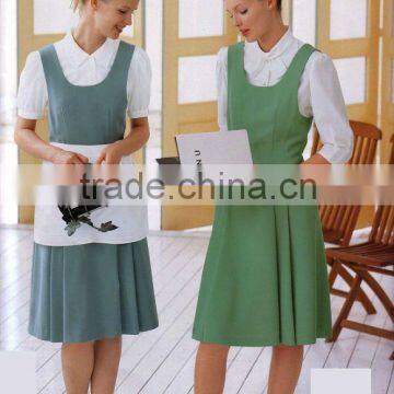 HOT good quality cotton made guest service uniform