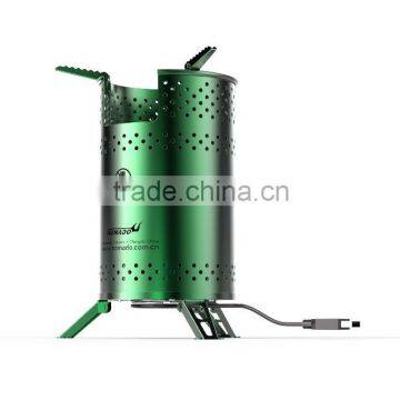 Wood Biomass Stove Pellet Stove With USB Fan 1300 Degrees Oven Biomass Oven Wood Camping Stove photo-3