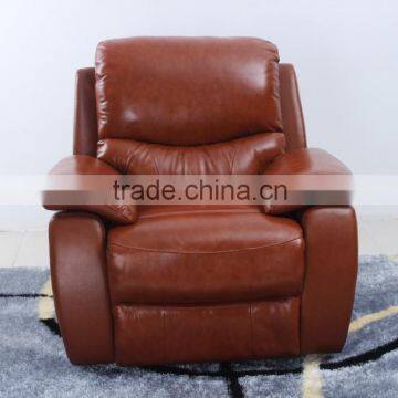 Electric/manumotive leather sofa/first class functional adjustable sofa recliner/high level leather sofa bed