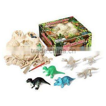 3D Dinosaur Nest Dig Kit, 6 assorted Dinosual Model