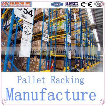 Belgium Warehouse Pallet Storage Rack in China