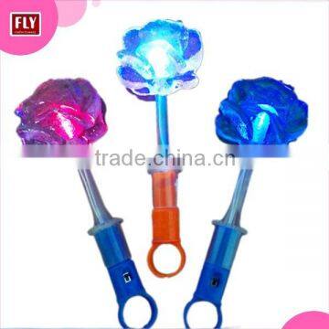 flower shaped light up candy lollipop sweets