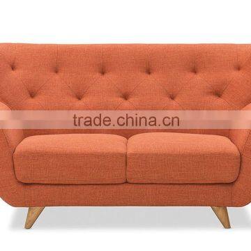 French Antique Slipcovered Sofa, Living Room Linen Fabric Slipcovered Sofa, Slipcovered Sofa photo-5