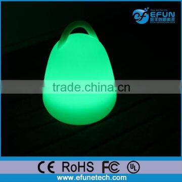 color changing rechargeable battery decorative illuminated fashionable led table lamp