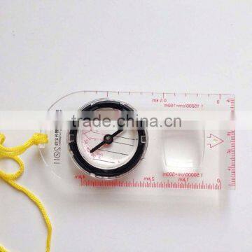 Foldable Map Compass With Ruler & Scales