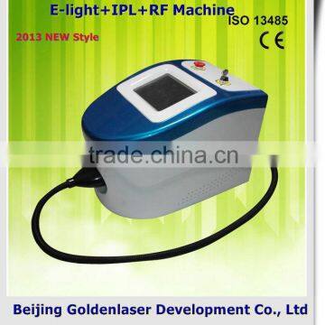 Acne Removal 2013 New Design E-light+IPL+RF Machine Redness Removal Tattooing Beauty Machine New Cosmetology Device Skin Whitening