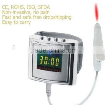 2015 new trending hot selling healthcare blood sugar control laser watch