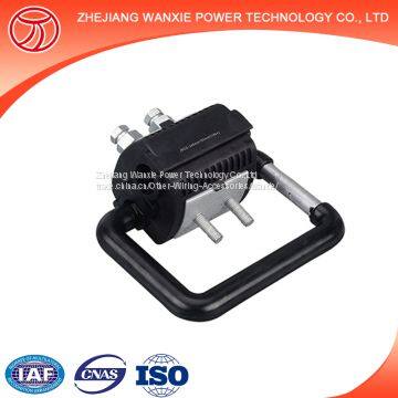 Electrical power fitting insulating piercing clamp piercing connector wire clip/grounding earth clamp