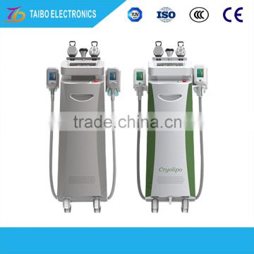 Two Choices For Cryolipolysis Fat Freeze Slimming Machine --5 Reduce Cellulite Handpieces Cryolipolysis Machine And 2 Handpieces Can Work Togethe Fat Freezing